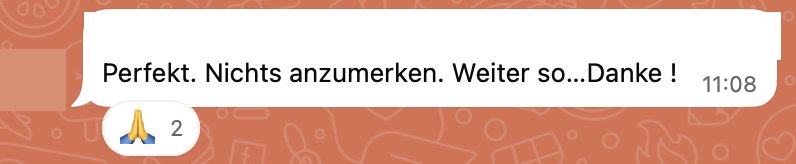 Live-Feedback während eines Buchprojekts