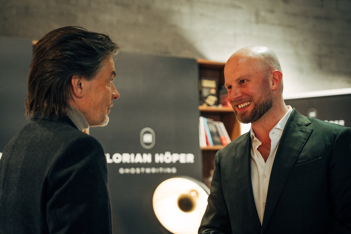 Florian Höper mit Frank Crecelius