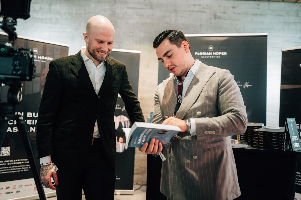 Florian Höper mit Hans Schneider