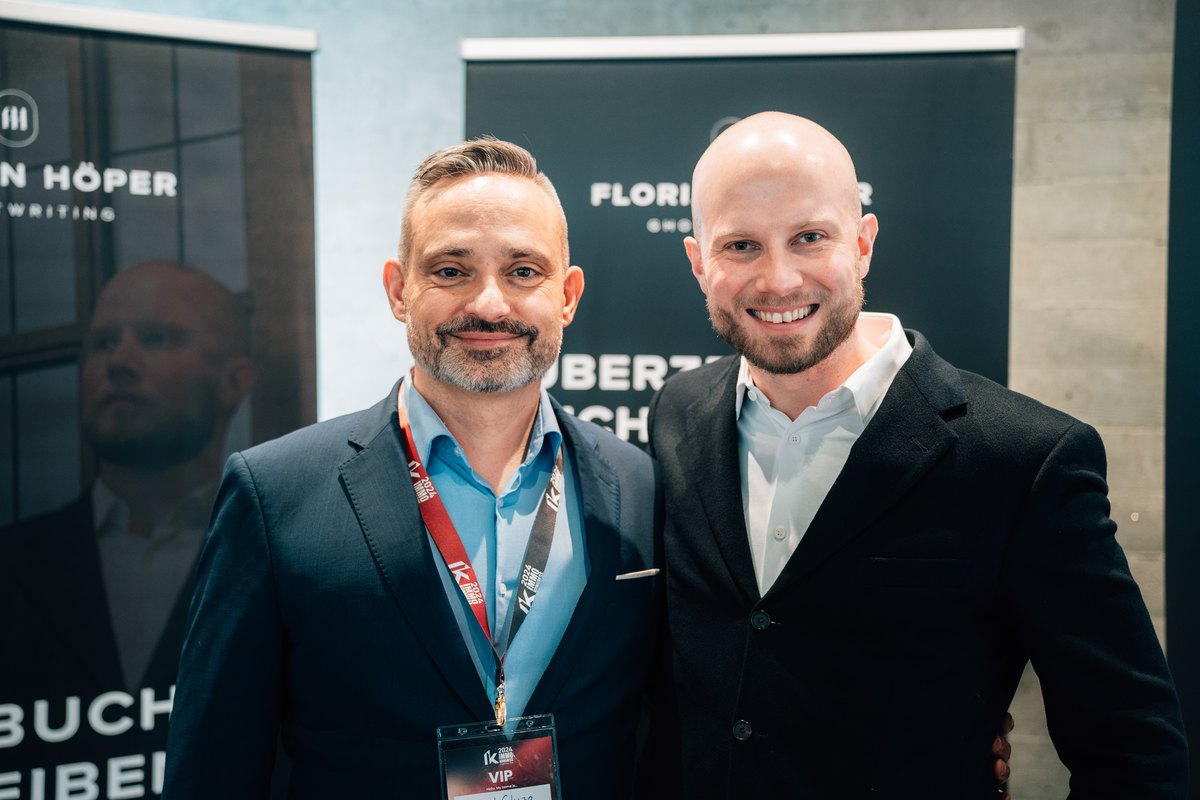 Florian Höper mit Michael Gluza