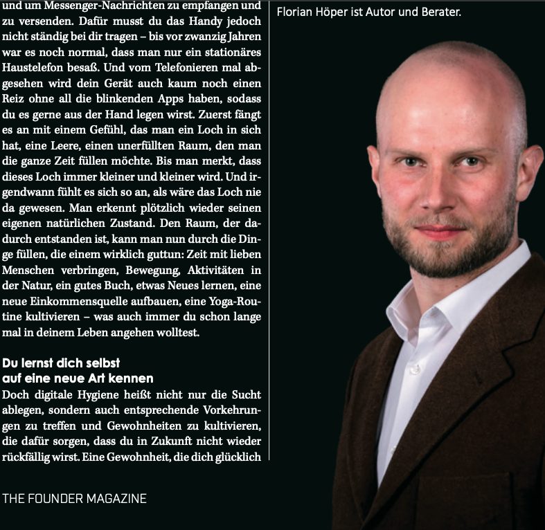 The Founder Magazine — Florian Höper